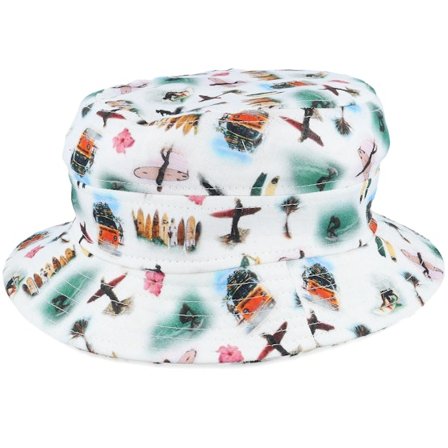 MJM Hats - White bucket Hattu - Cotton/Linen Off White Bucket @ Hatstore