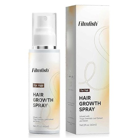 Hårvækstspray af høj kvalitet, med cypresbladekstrakt og biotin, ikke-fedtende, hjælper med at forebygge hårtab og udtynding af håret, til hovedbunden