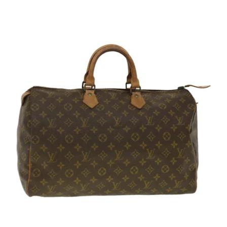 Louis Vuitton Vintage, Pre-owned bag Speedy Bruin, Heren, Maat:ONE Size,leer