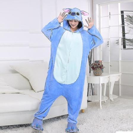Pyjamas för män (xxl 180-200 cm) Kigurumi Onesie För Vuxna Dam Tofflor Dragkedja Djurpyjamas Pijamas Cosplay kostympresent i ett stycke M
