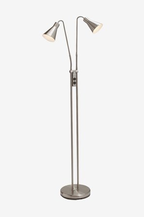 Markslöjd - ODENSE Gulv 2L Stål - Grå - Gulvlamper - Fra Homeroom
