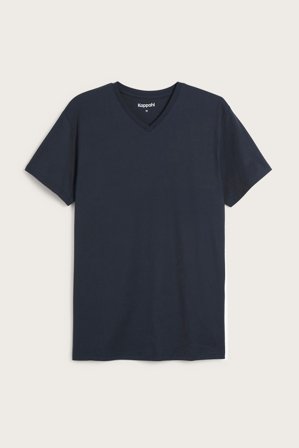 Kappahl | V-ringad t-shirt | Mörkblå