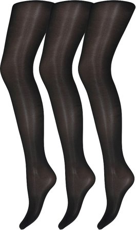 Decoy Recycled Strømpebukser 3-pak Sort 40 Den. M/L, Tøj & Bolig, Tøj, Strømpebukser