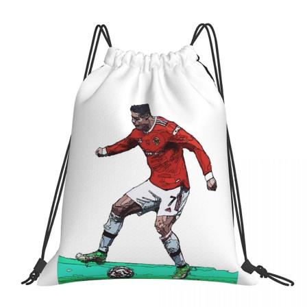 Cr7 Cristiano Ronaldo Ryggsekker Multifunksjonelle Snøresnor Vesker Snøresnor Bundle Lomme Sportsveske Bokvesker For Reise Studenter One Size 16