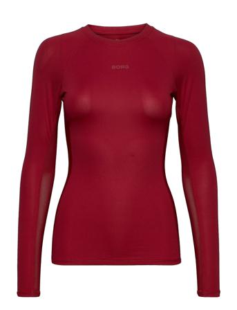 Borg Long Sleeve T-Shirt Red Björn Borg