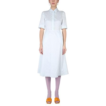 Boutique Moschino Shirt Kjole Blå, Dame