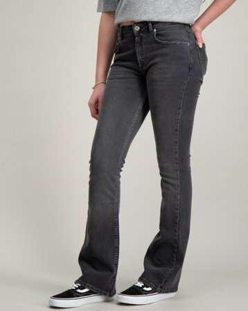 RYVLS Mid Waist Flare Denim Grau Jeans Mädchen - Kids Brand Store