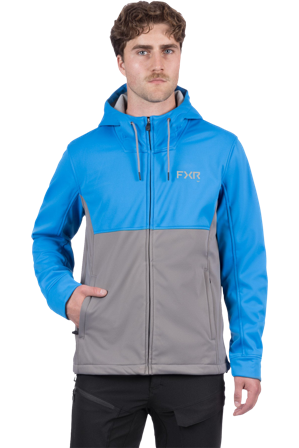 Veste Softshell Cross/Enduro FXR Hydrogen Bleu/Gris M
