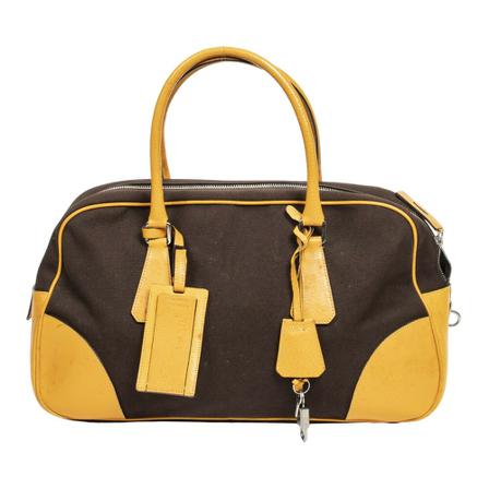 Prada Vintage Pre-owned Handbags Brun, Dame Vintage Tasker, Størrelse: ONE Size
