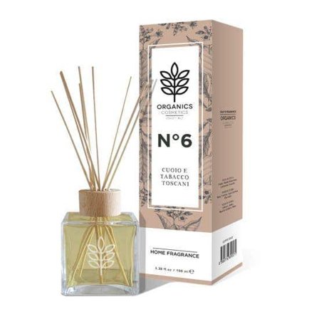 Organics Cosmetics Home Fragrance N°6 Cuoio E Tabacco Toscani