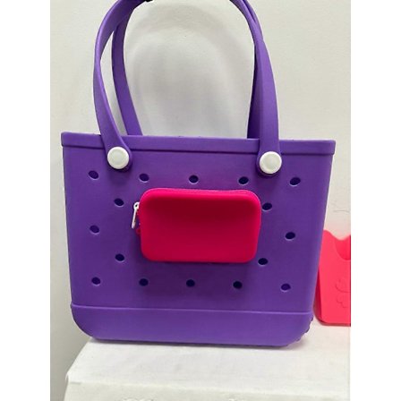 Silikon Telefonholder For Bogg Bag, Myk Silikoninnlegg Lommebok Sjarm For Bogg Vesker Tilbehør, Feste For Bogg Strandvesker Tote Bag