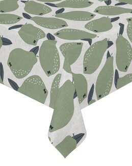 Voksduk Sitron Metervare Grønn - Linea