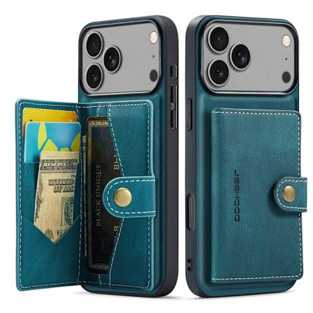 iPhone 17 Pro Plånboksskal Rymmer 4 Kort + Sedlar