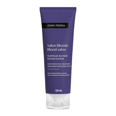 John Frieda JF Salon Blonde Tone Perfecting Treatment Platinum Blonde 12 120 ml, Hår, Shampoo, Silver Shampoo