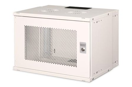 Digitus 19 7U wall mounting cabinet SOHO Pro perforated door 370 x 540 x 400 mm unmounted gr NS