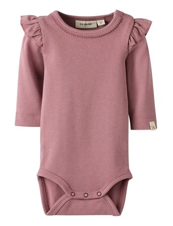 Nbflayo Sev Ls Slim Body Solid Lil Pink Lil'Atelier