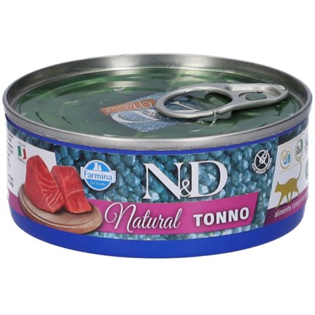 N&D Cat Natural Tonno Cibo Umido Per Gatti 70g