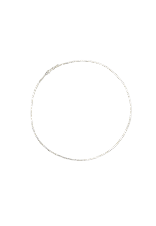 Cornelia Webb Stripped Zigzag Necklace Mini Halsband Dam Silver ONESIZE