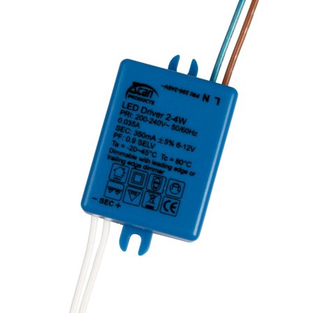 Scan Products 7982276 Omformer IP21, dimbar 2-4 W, Belysning