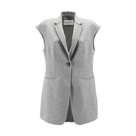 Fabiana Filippi Gilet Gcd222W251H054_8132 Grå, Dame Vest
