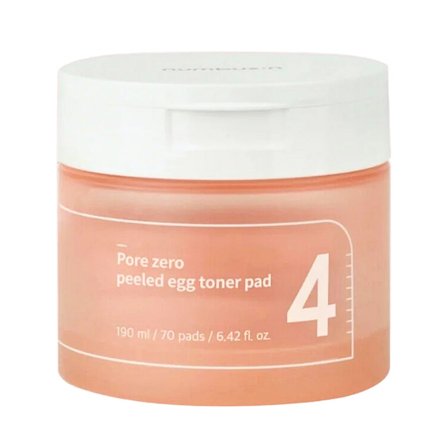 Numbuzin Pore Zero Peeled Egg Toner Pad 70 pads, Skincare, Renseprodukter, Skintonic