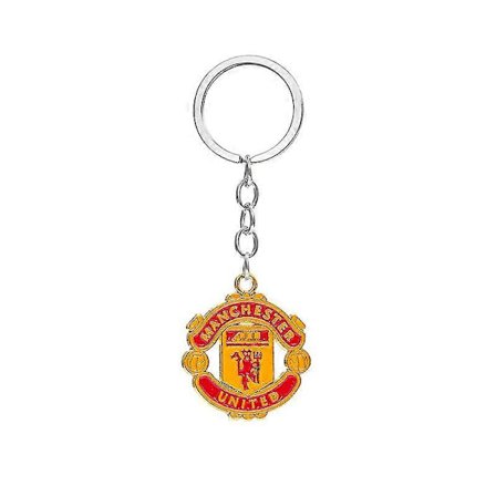Elegant Zinklegering Manchester United Logo Nøglering - Perfekt til Fans (FMY)