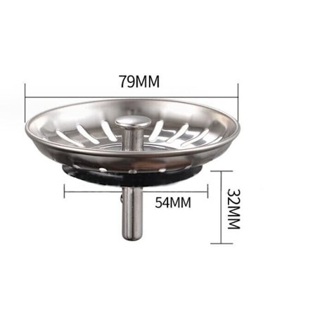 Silkekurv / Avløpsstopper for Ikea-vask Atlant / Domsjö