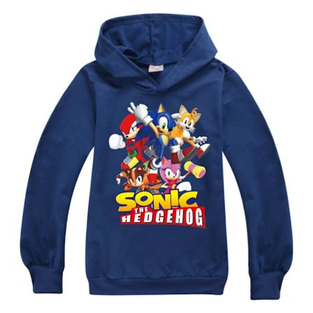 Boys Sonic The Hedgehog Sport Kids hettegenser for barn