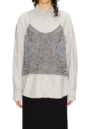 Hope Layer Top Skjortor Dam Grå ONESIZE