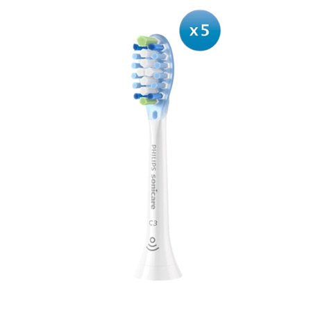 Sonicare Plaque Defense-børstehoveder, 5-pak, dybderens