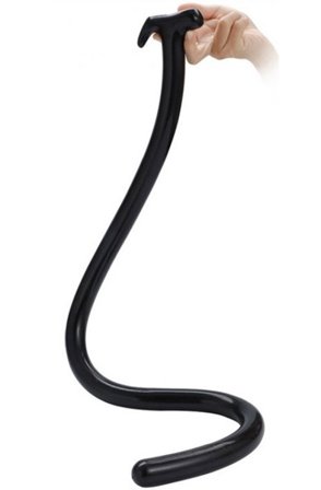 FUKR Mega Snake Long Dildo Black 100cm Ekstra lang analdildo