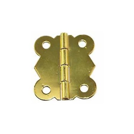 Vintage Mini Hengsler - 10 stk. Butterfly-formet Hengsel Egnet for Liten Treboks for Smykkeboks, Gul, 20x17mm