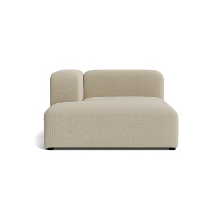 Milo XL chaiselong, venstrevendt - Nordic Mørk Beige - 130x170x72 - Sofa, chaiselong