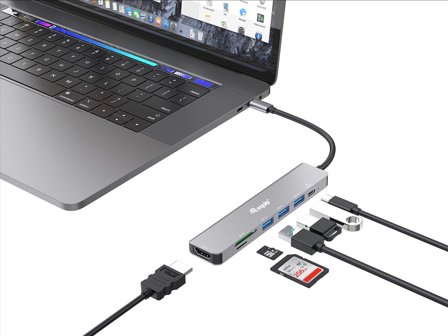 Equip Usb-C 7 In 1 Multifunctional