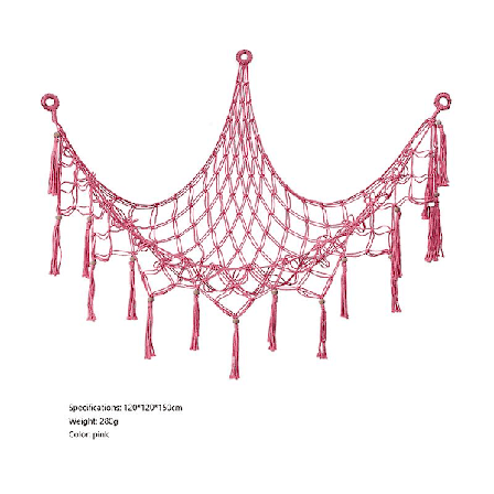 Boho Opbevaringsnet til Udstoppede Dyr (Ekstra Stor) og Udstoppede Dyrs Net eller Hængekøje til Små Udstoppede Dyr eller Plyslegetøj