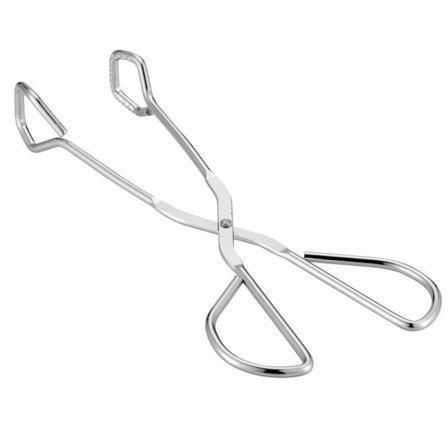 Keittiö- ja pöytäpihdit, grillipihdit, ruostumaton teräs, pituus: 24 cm, hopea