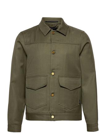 Bonded Wool-Blend Trucker Jacket Green Scotch & Soda