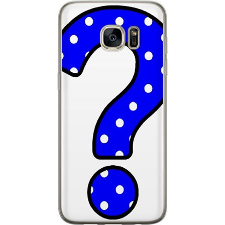 Kompatibelt Mobildeksel til Samsung Galaxy S7 edge Spørsmålstegn Fyndiq og CDON