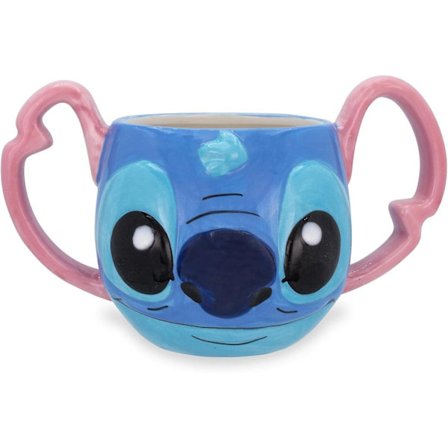 Lilo & Stitch Stitch's Ansigt 3D Skulptureret Keramik Kop