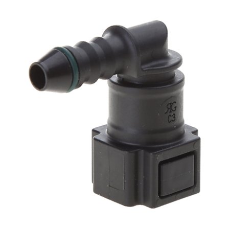 Bränsleledning Gummi Nylon Koppling Motorcykel ID6 Hona 7.89mm Böj Bränslekontakt