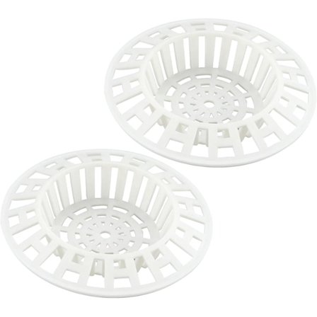 Plast vaskekum, hvit avløpshår catcher hårplugg hull plast lett vask filter hår felle fange avfallsfilter