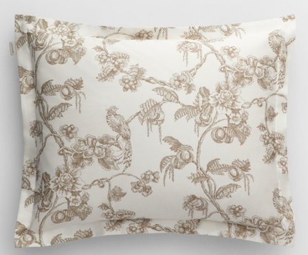 GANT Sengesett Tree-Print Sateng Taupe 200x220