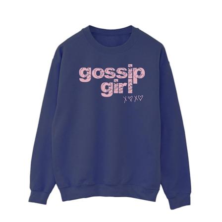 Gossip Girl Herr Swirl Logo Sweatshirt S Marinblå Navy Blue S