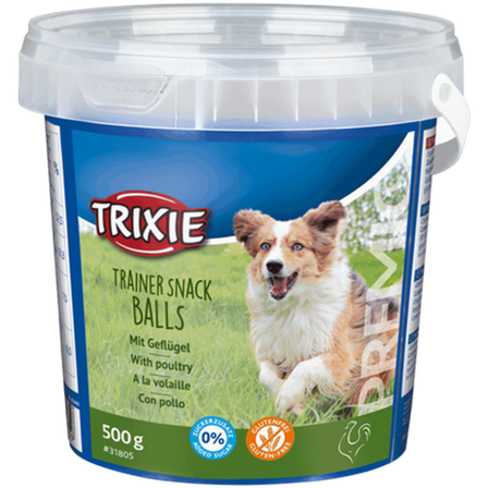 Trixie - Premio Trainer Snack Balls Kylling Brun 500g - Hund - Hundegodbiter & tyggebein - Belønningsgodbiter for hund - ZOO.no
