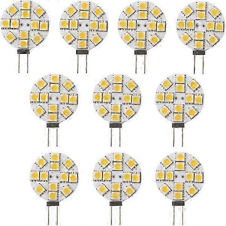 10x G4 LED-lampe Ikke dimbar varmhvit 2700K 180 bulb_Spesialtilbud