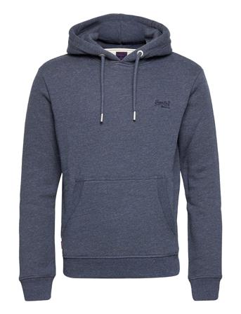 Vintage Logo Emb Hood Blue Superdry