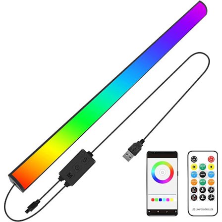Touch RGB-skärm under-display ljusremsa Spel RGB LED-ljusremsa med smart APP Bluetooth fjärrkontroll hastighetsjusterbar färg USB-driven ligh