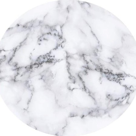 Rund duk, vattenavvisande 3D-marmortryck