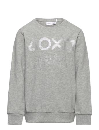 Nkmplaystation Odis Sweat Bru Bfu Grey Name It