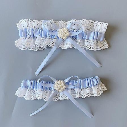 Sininen Morsiussiteen Pitsisiteen Hääsiteen Joustava